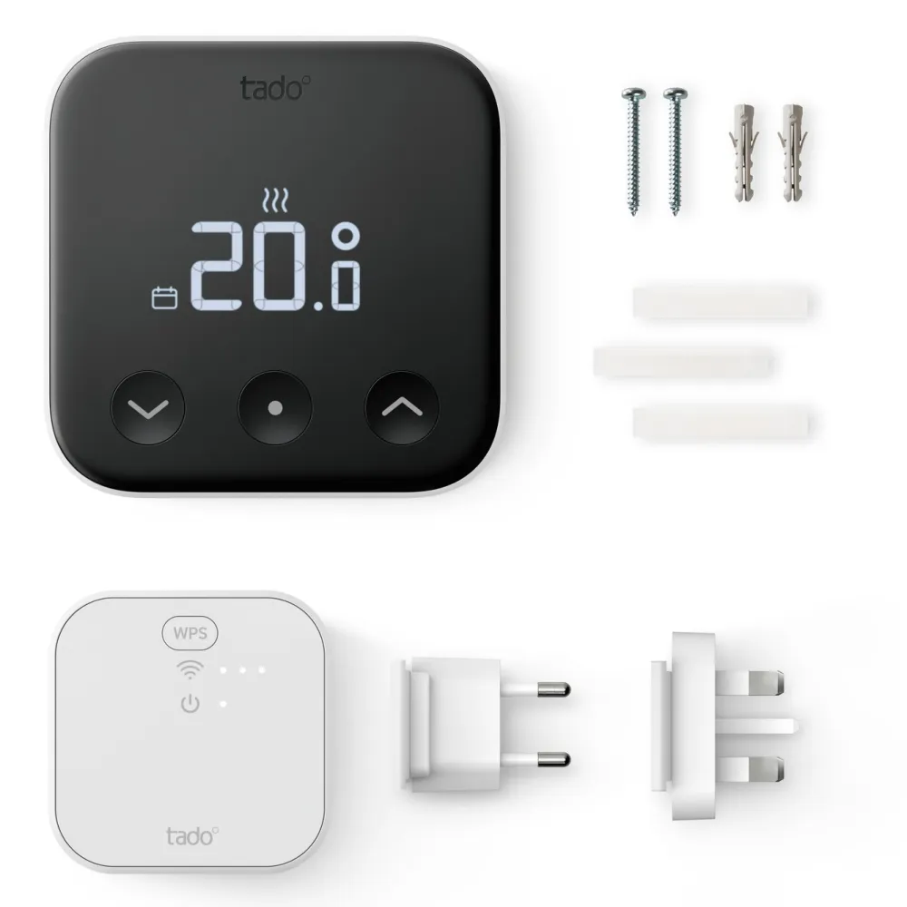 tado Inneklima|Temperaturkontroll|Smart Thermostat X (kablet) Startpakke