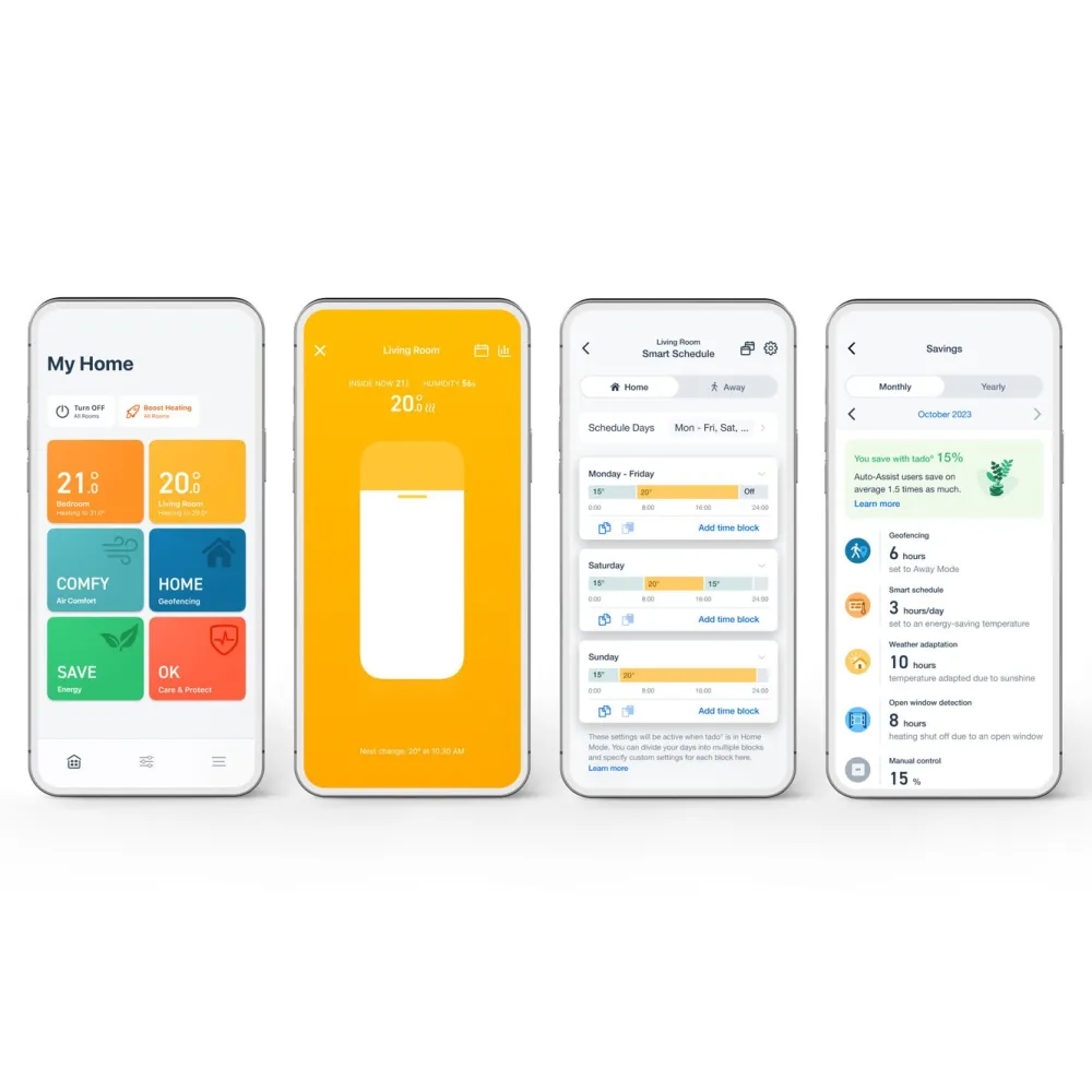 tado Inneklima|Temperaturkontroll|Smart Thermostat X (kablet) Startpakke