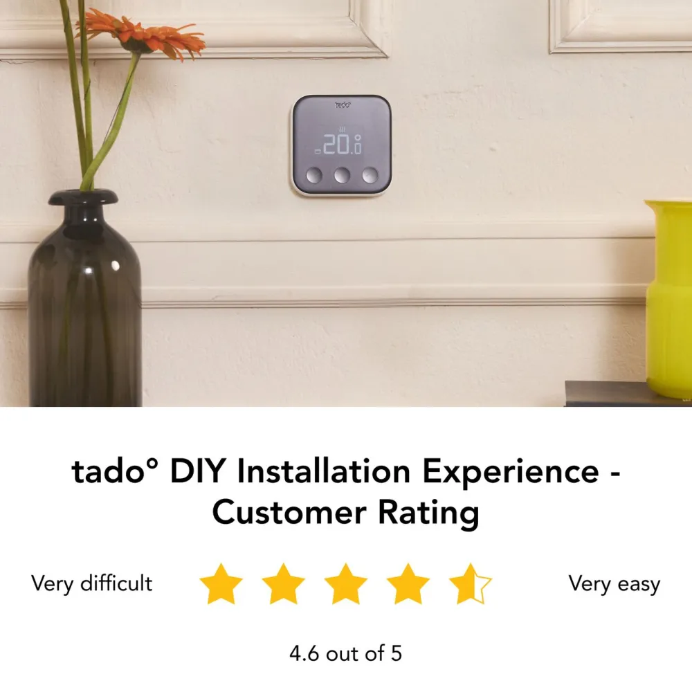 tado Inneklima|Temperaturkontroll|Smart Thermostat X (kablet)