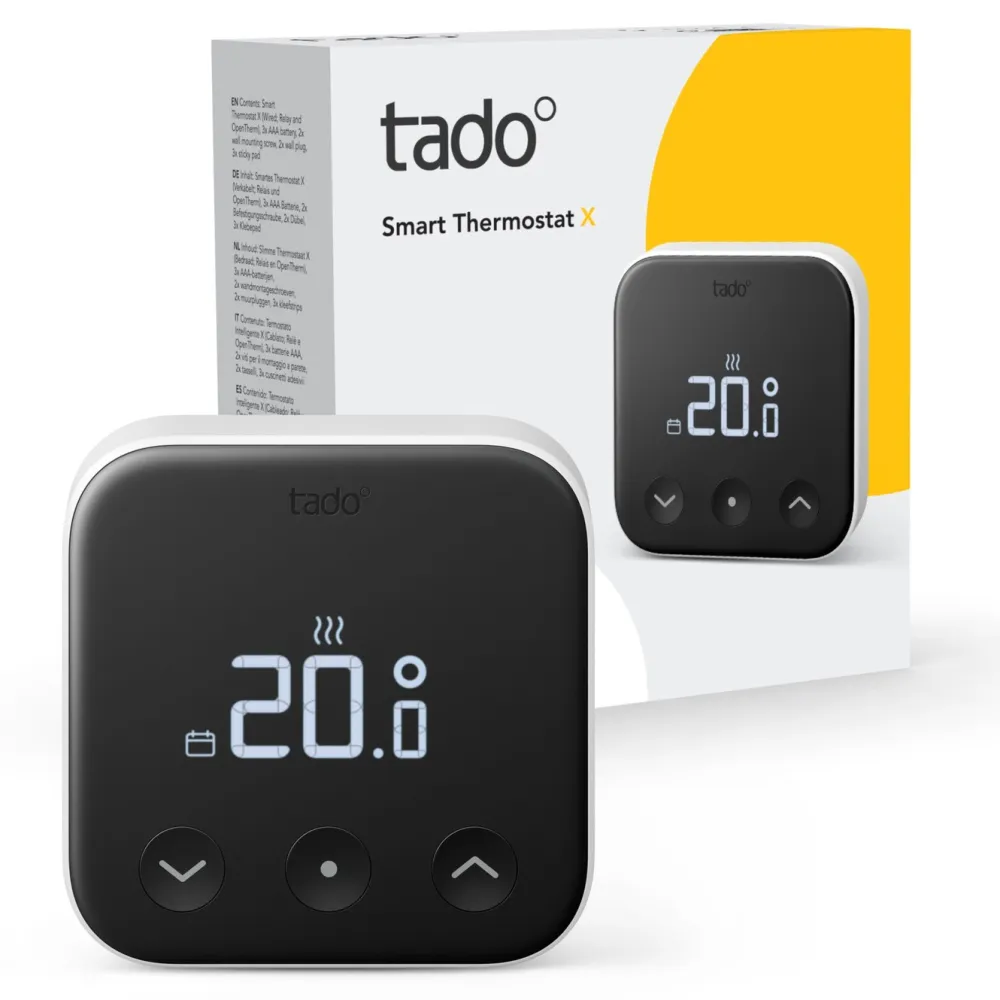 tado Inneklima|Temperaturkontroll|Smart Thermostat X (kablet)