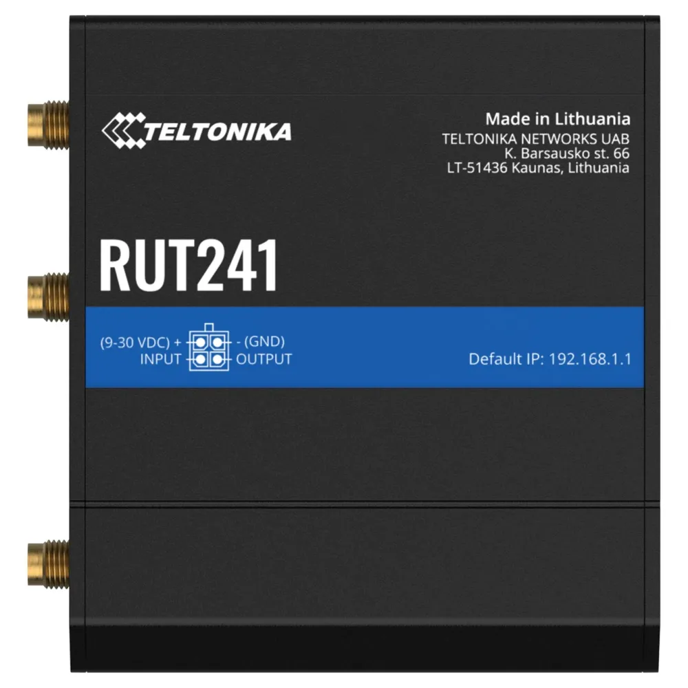 Teltonika Mobilt Bredbånd Og Rutere|RUT241 4G-ruter