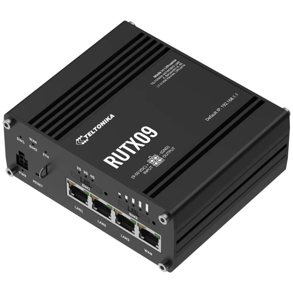 Teltonika Mobilt Bredbånd Og Rutere|RUTX09 Profesjonell 4G-ruter