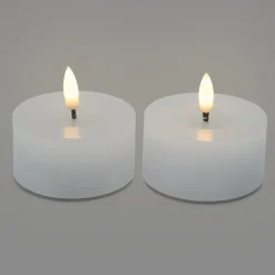 Kjell Julelys|Stemningsbelysning|Telys LED store 2-pk.