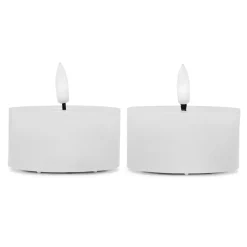Kjell Julelys|Stemningsbelysning|Telys LED store 2-pk.