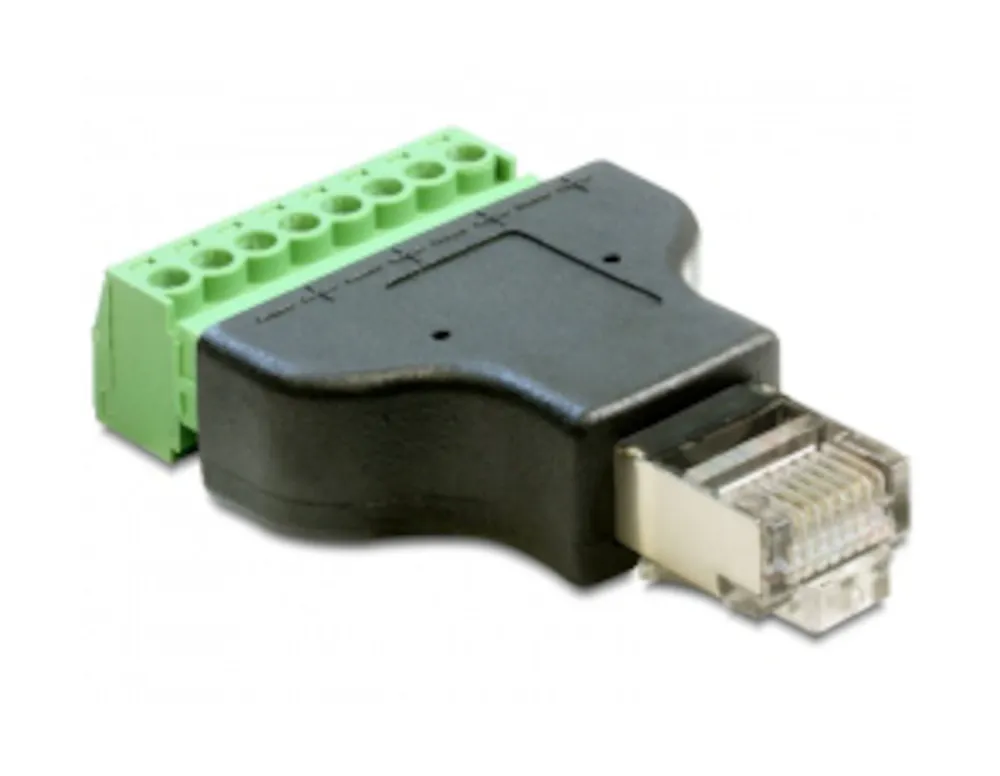 Kjell Datamaskinkomponenter|Terminalblokk RJ45-hann