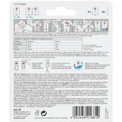 Tesa Teip|Opphenging|Justerbar limspiker for tapet og gips 2 kg 2-pk.
