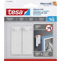 Tesa Kjemi, Spray, Lim|Opphenging|Limspiker for tapet og gips 1 kg 2-pk.
