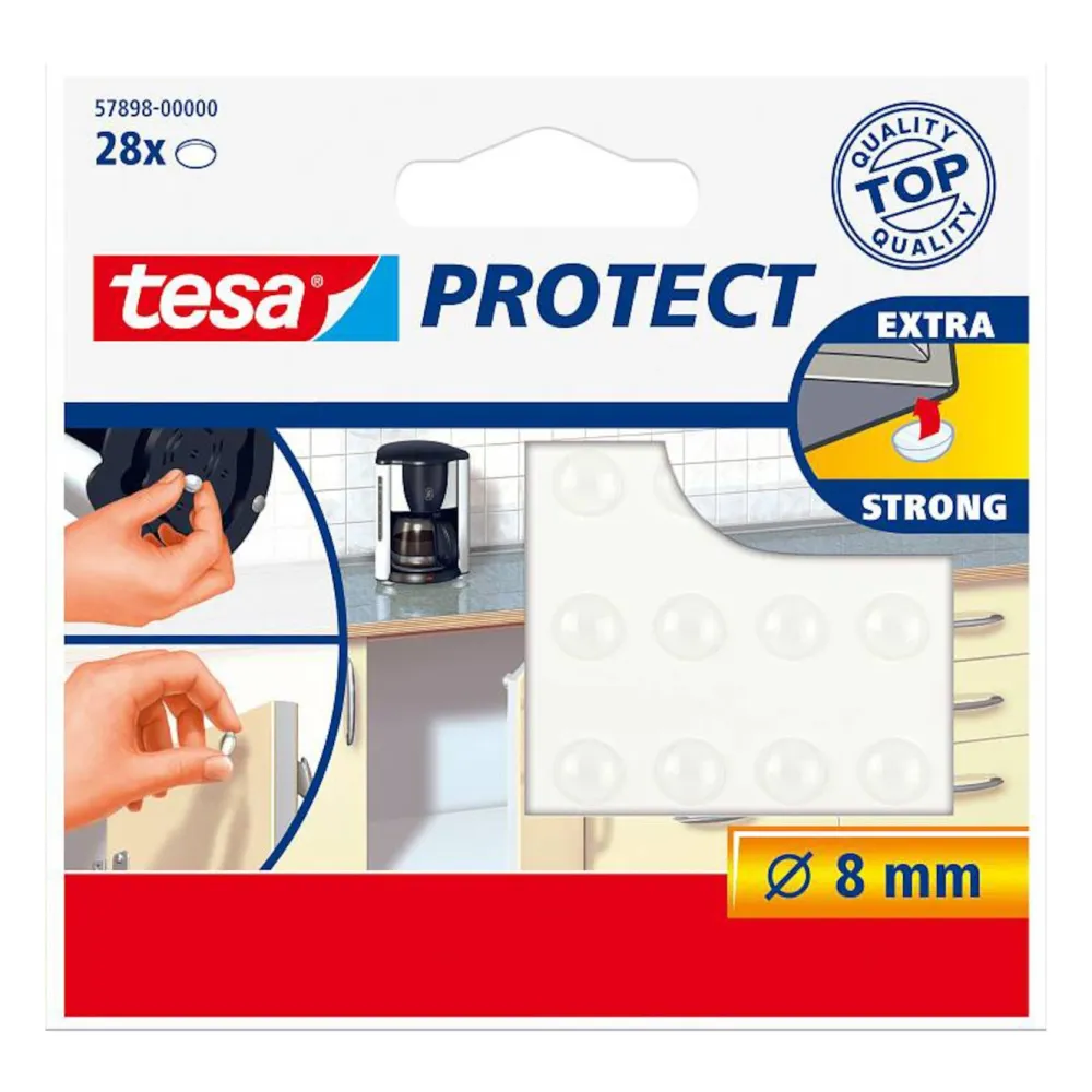 Tesa Teip|Elektronikk|Lyddempende antiskli-knotter 28-pk.