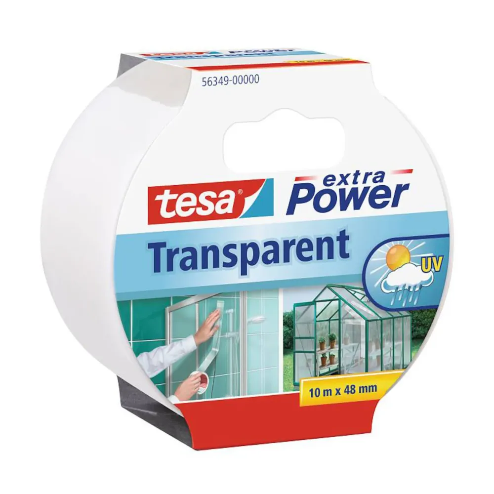 Tesa Teip|Transparent reparasjonsteip 10 m