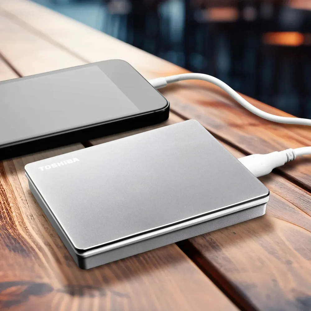 Toshiba Lagring|Canvio Flex Silver 2 TB