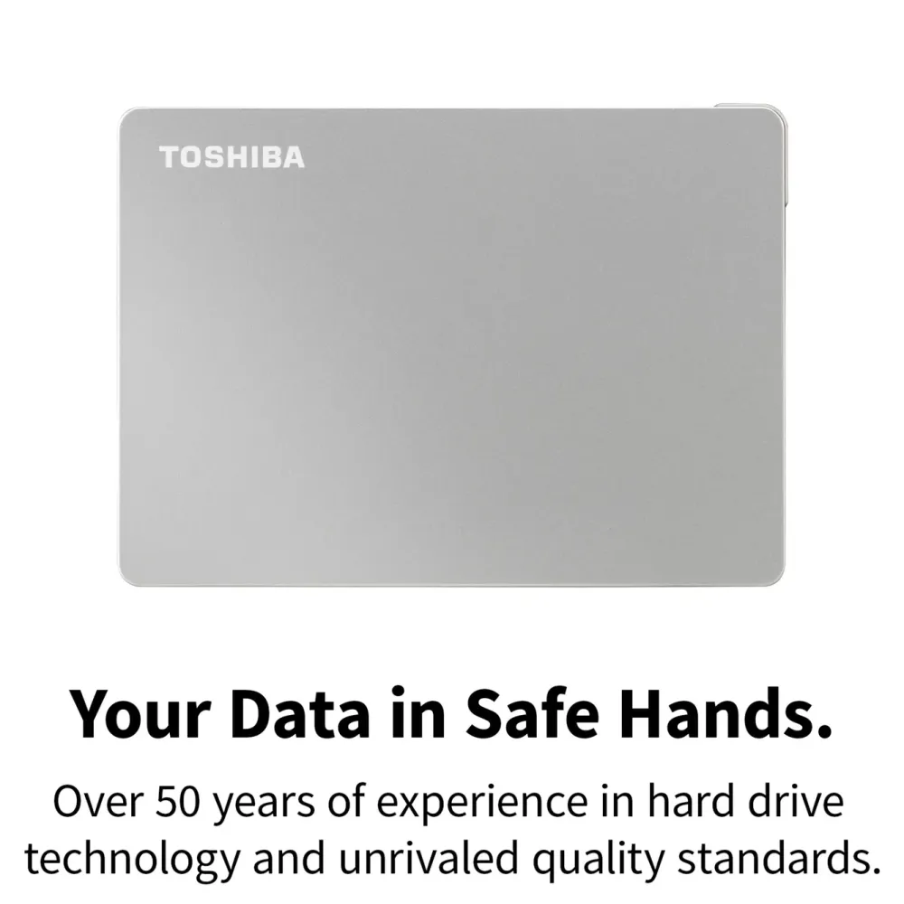 Toshiba Lagring|Canvio Flex Silver 2 TB