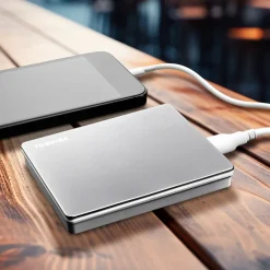 Toshiba Lagring|Canvio Flex Silver 4 TB