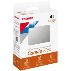 Toshiba Lagring|Canvio Flex Silver 4 TB