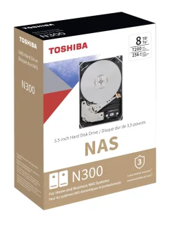 Toshiba Datamaskinkomponenter|Lagring|N300 Harddisk for NAS 3,5
