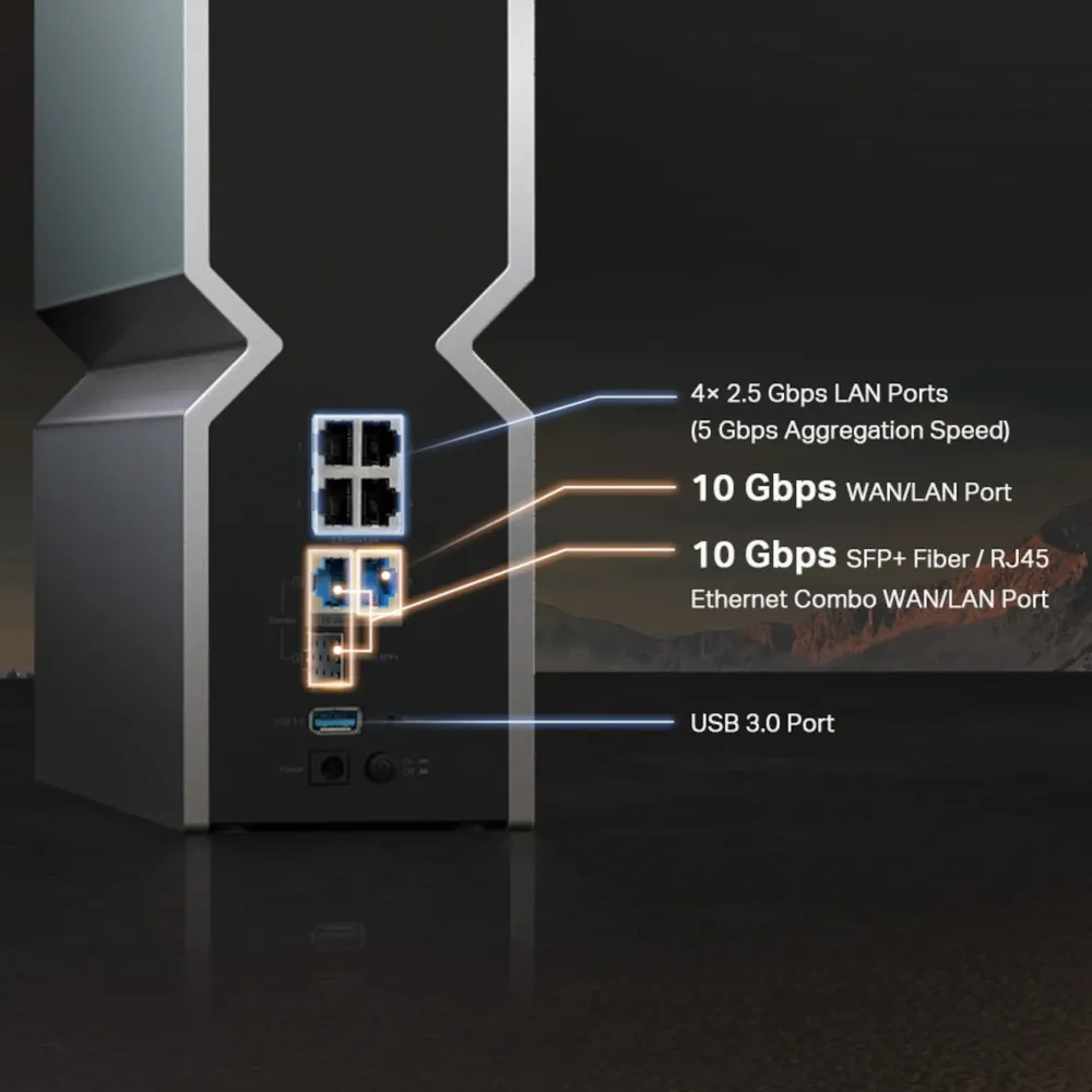 TP-Link Wifi-Routere|Archer BE800 Trådløs ruter med Wifi 7 BE19000