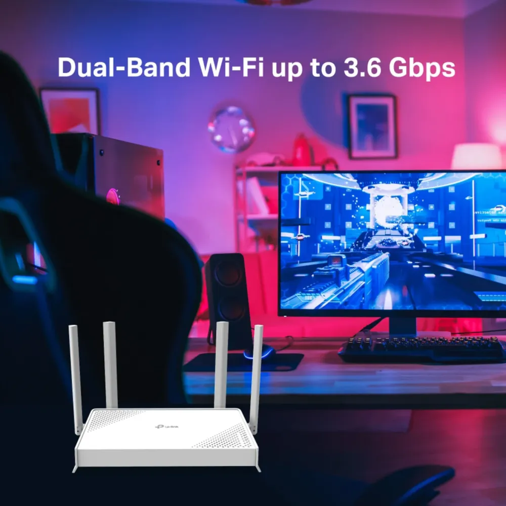 TP-Link Wifi-Routere|Archer BE220W – BE3600 Dual-Band Wifi 7 ruter