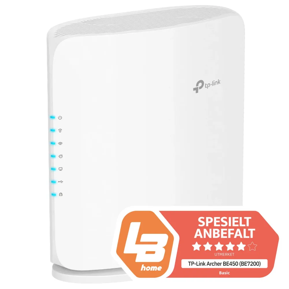 TP-Link Wifi-Routere|Mobilt Bredbånd Og Rutere|Archer BE450 Wifi 7 Ruter BE7200