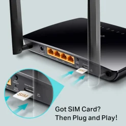 TP-Link Mobilt Bredbånd Og Rutere|Mobilt Bredbånd Og Rutere|Archer MR400 4G-ruter AC1200