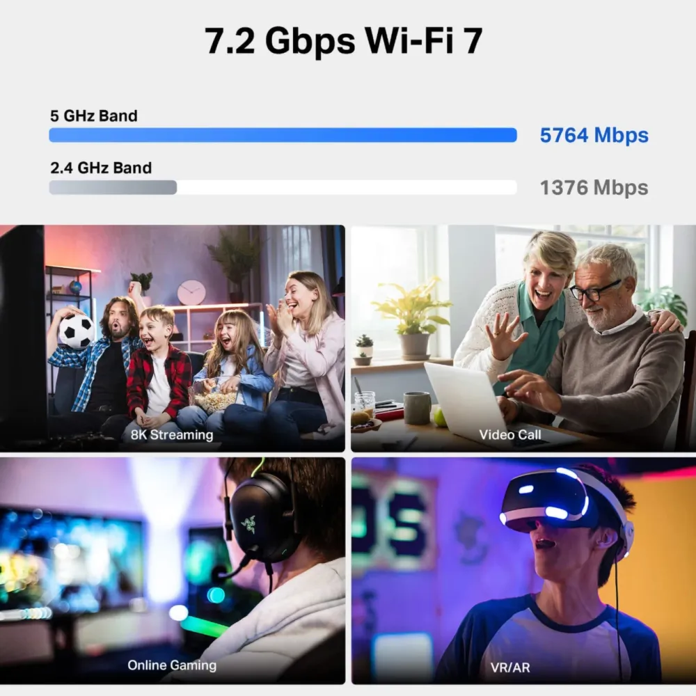 TP-Link Mobilt Bredbånd Og Rutere|Wifi-Routere|Archer NB450 5G Wi-Fi 7-ruter