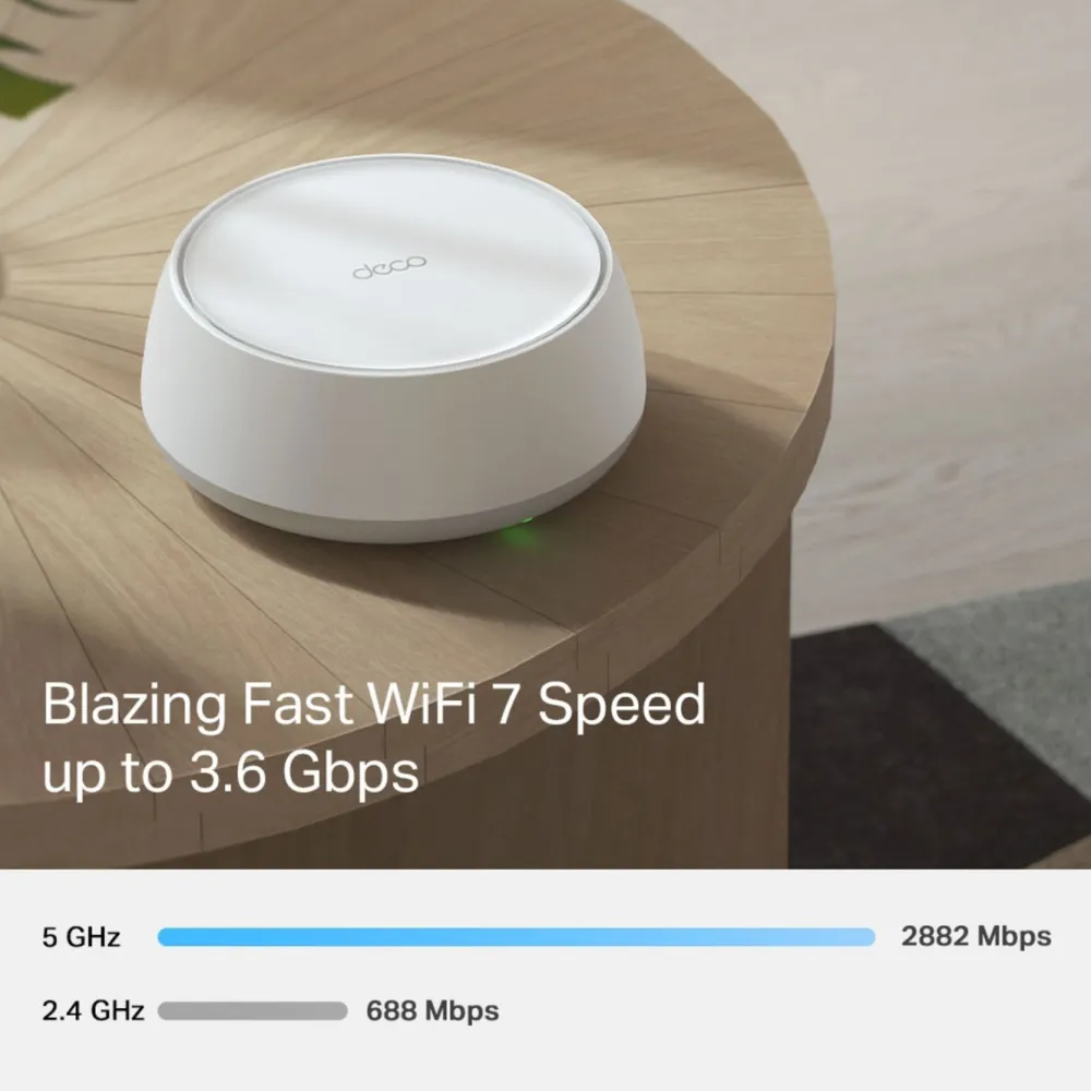 TP-Link Wifi-Routere|Mobilt Bredbånd Og Rutere|Deco BE22 BE3600 Wifi 7 mesh-system