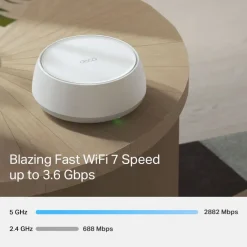 TP-Link Mesh|Wifi-Routere|Deco BE25 Mesh-node med Wifi 7 BE3600 1-pack