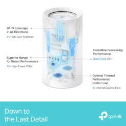 TP-Link Mesh|Wifi-Routere|Deco BE85 Mesh-ruter med Wifi 7 BE19000 2-pk.