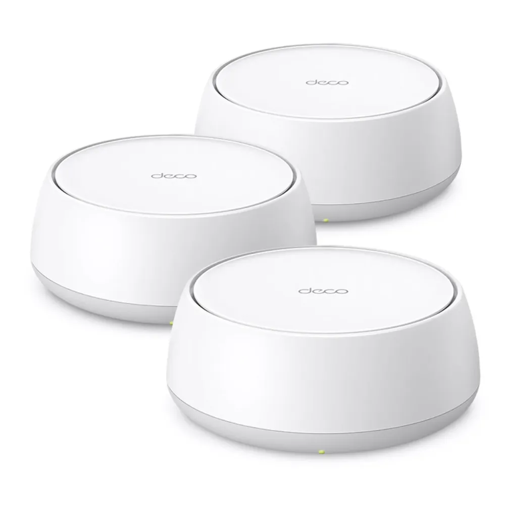 TP-Link Mesh|Wifi-Routere|Deco BE25 Mesh-system med Wifi 7 BE3600 3-pack