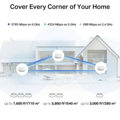 TP-Link Mesh|Wifi-Routere|Deco BE65-PoE Wifi 7-meshsystem 3-pack