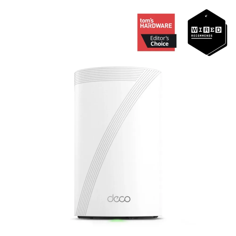 TP-Link Mesh|Wifi-Routere|Deco BE68 wifi 7-meshsystem BE14000 med 10G-port 1-pack