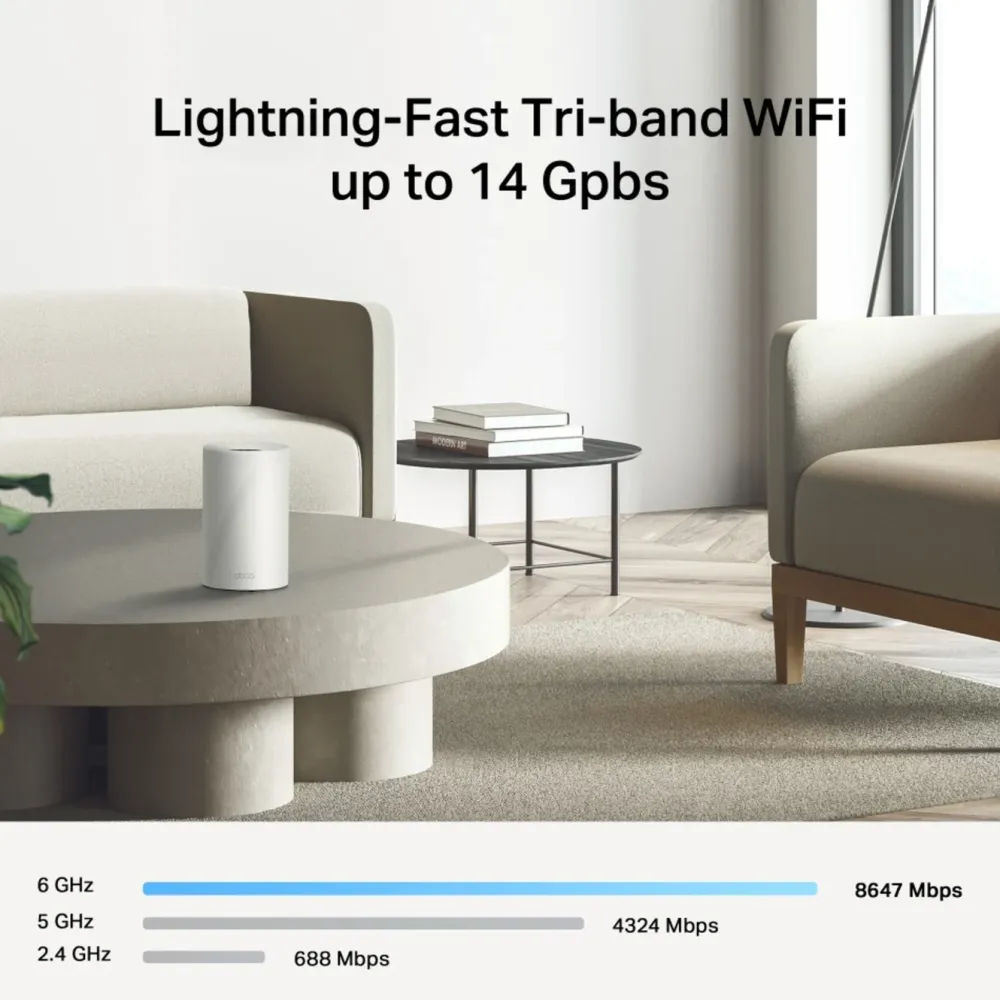 TP-Link Mesh|Wifi-Routere|Deco BE68 Wifi 7 mesh-system 2-pack