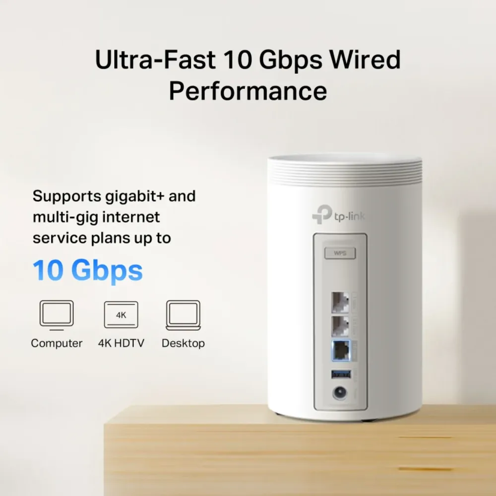 TP-Link Mesh|Wifi-Routere|Deco BE68 Wifi 7 mesh-system 2-pack