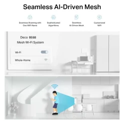 TP-Link Mesh|Wifi-Routere|Deco BE68 Wifi 7 mesh-system 2-pack