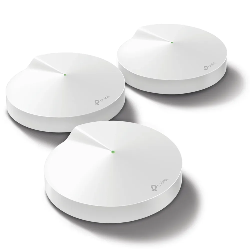 TP-Link Mesh|Wifi-Routere|Deco M9 Plus Mesh-system AC2200 3-pk.