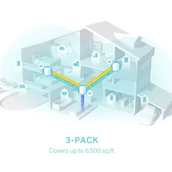 TP-Link Mesh|Wifi-Routere|Deco X50 AX3000 3-pk.