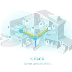 TP-Link Mesh|Wifi-Routere|Deco X50 AX3000 1-pk.