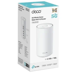 TP-Link Mobilt Bredbånd Og Rutere|Wifi-Routere|Deco X10-5G AX1500 mesh-ruter med 5G 1-pk.