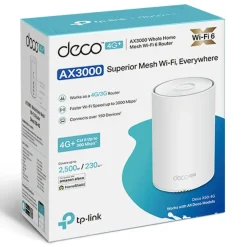 TP-Link Mobilt Bredbånd Og Rutere|Deco X50-4G 4G+-ruter AX3000