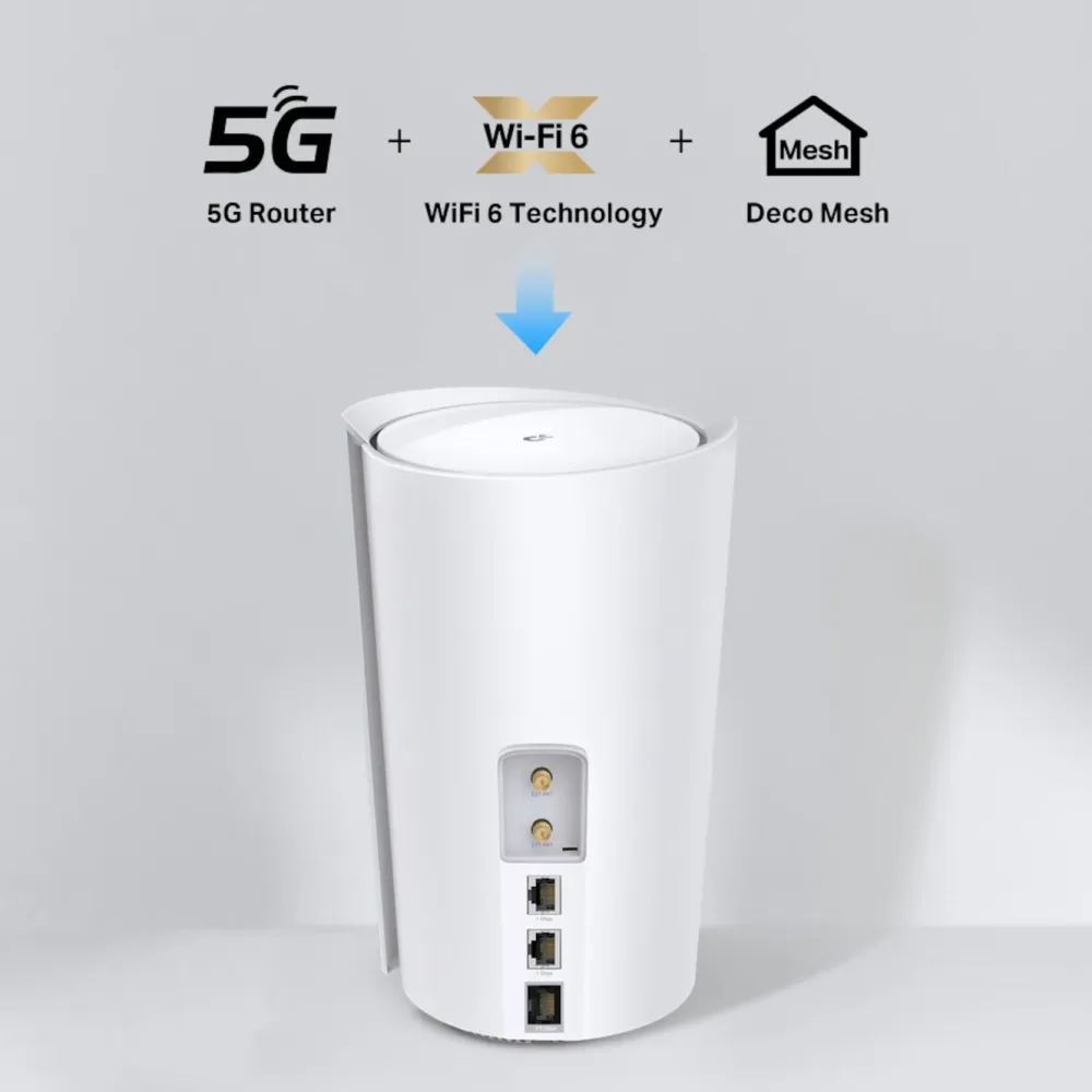 TP-Link Mobilt Bredbånd Og Rutere|Deco X50 5G-ruter 3000 Mb/s
