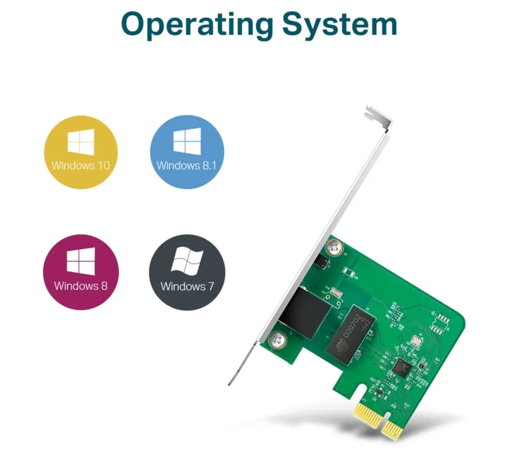 TP-Link Nettverkskort For Kablet Nettverk17|Gigabit-nettverkskort PCI-express