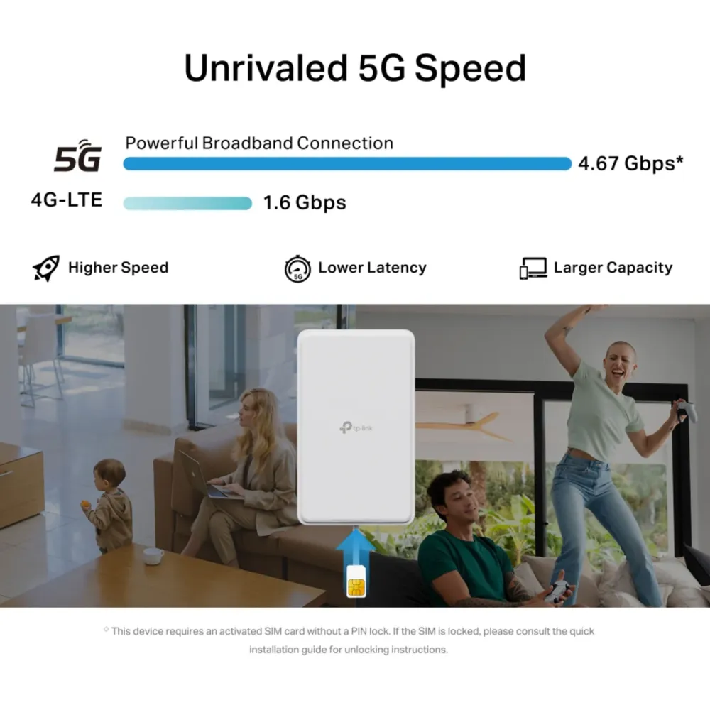 TP-Link Mobilt Bredbånd Og Rutere|NE200-Outdoor 5G-ruter