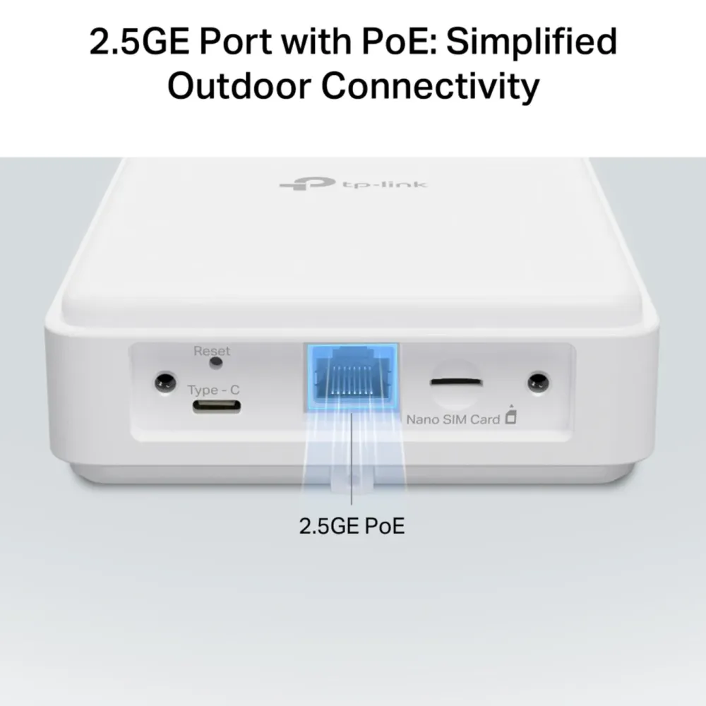 TP-Link Mobilt Bredbånd Og Rutere|NE200-Outdoor 5G-ruter