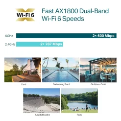 TP-Link Wifi-Forsterker|Omada EAP610-Outdoor Wifi 6 Roaming-aksesspunkt AX1800