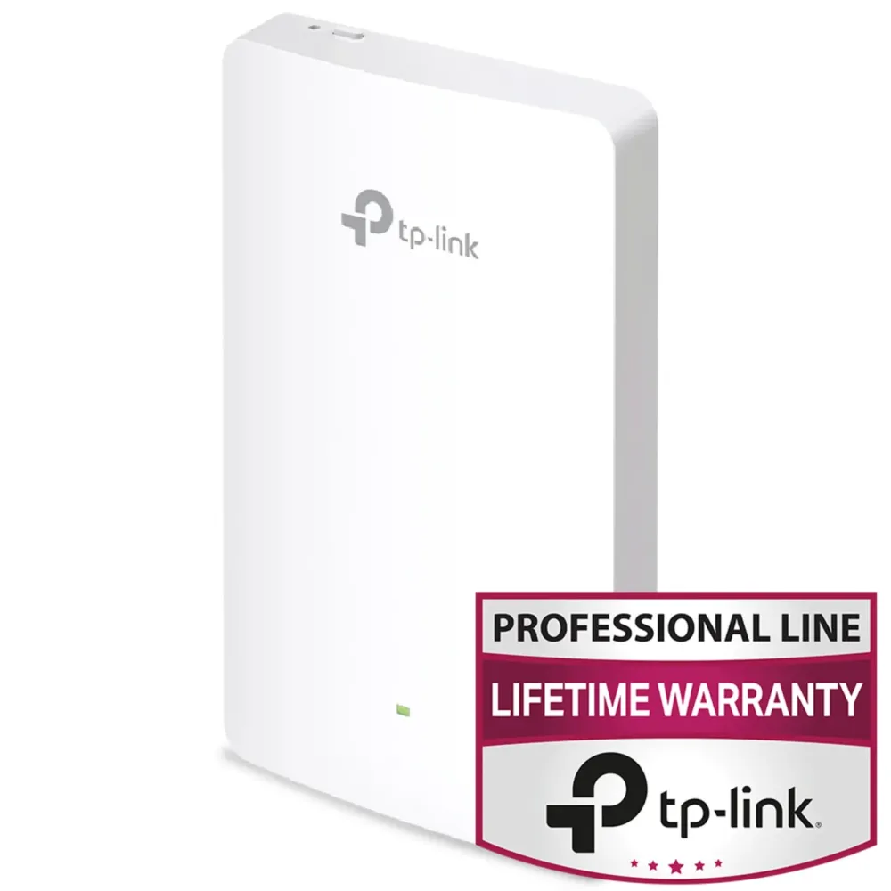 TP-Link Wifi-Forsterker|Omada EAP615-Wall Wifi 6 Roaming-aksesspunkt AX1800