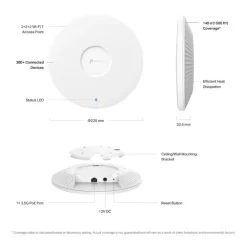 TP-Link Wifi-Forsterker|Omada EAP772 Wifi 7 Roaming-aksesspunkt BE9700