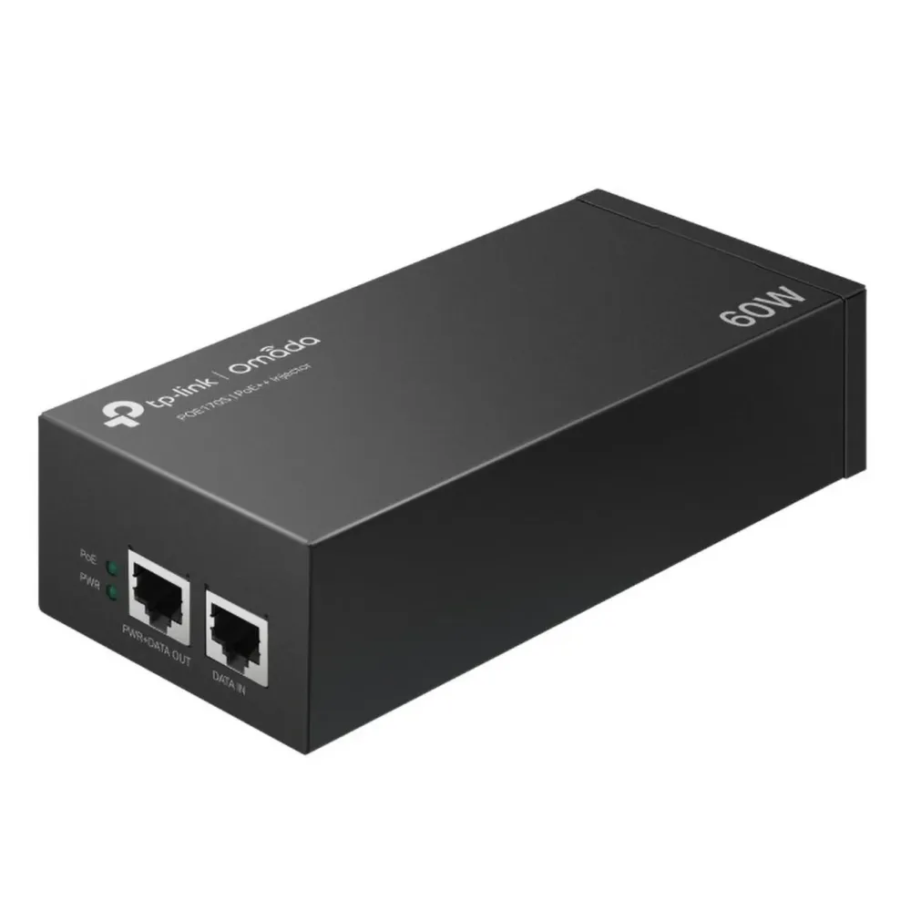TP-Link Tilbehør Og Installasjon|Omada PoE++ injektor 60W