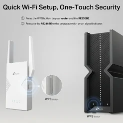 TP-Link Mobilt Bredbånd Og Rutere|Nettverkskabler|RE235BE – WiFi 7 BE3600-extender