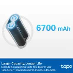 TP-Link Kameraovervåking|Tapo A100 Batteripakke
