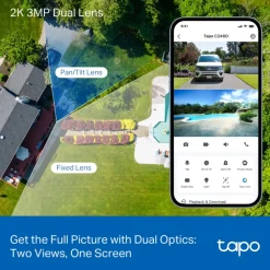 TP-Link Kameraovervåking|Tapo C246D Trådløst overvåkingskamera