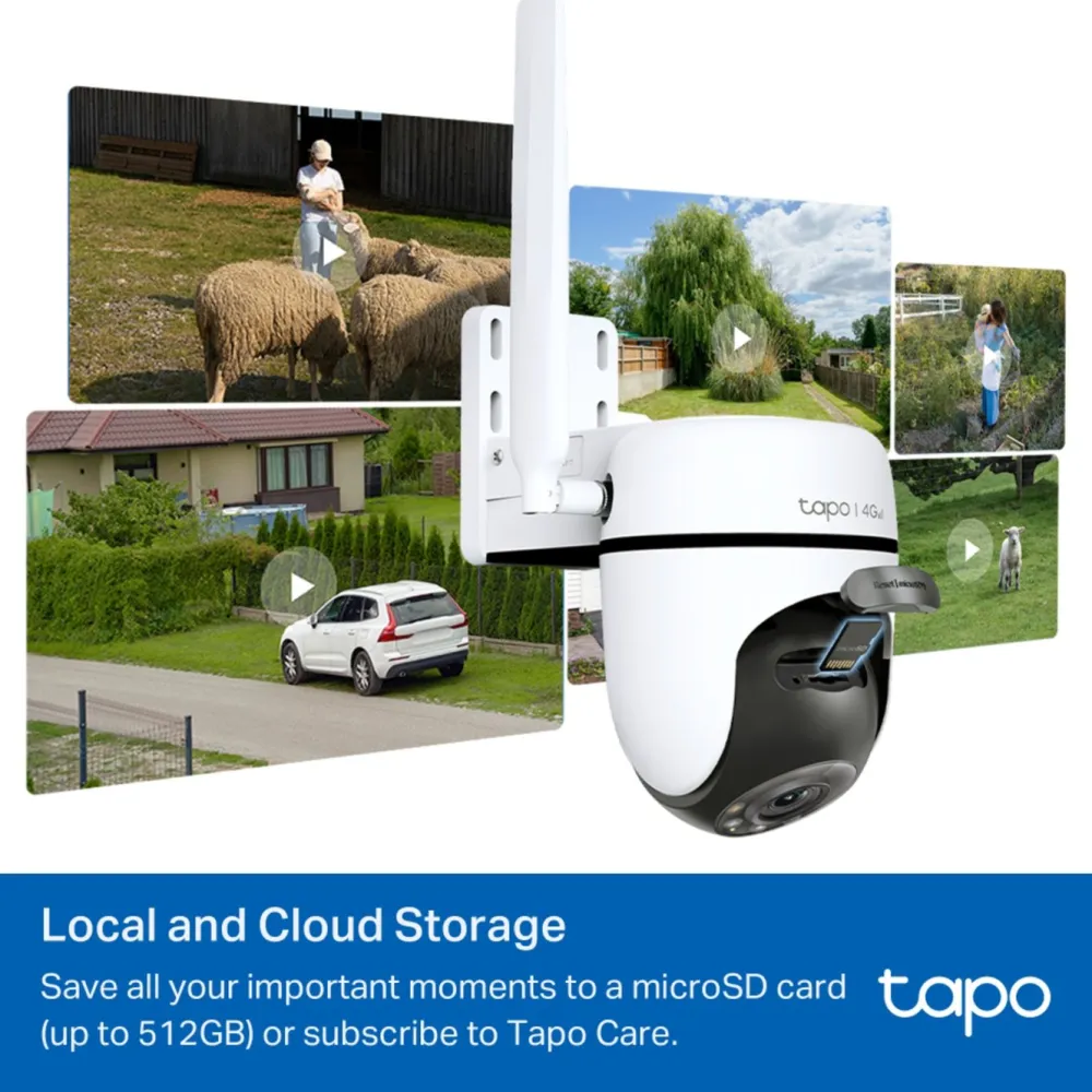 TP-Link Kameraovervåking|Tapo C501GW 4G LTE Overvåkingskamera