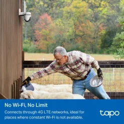 TP-Link Kameraovervåking|Tapo C501GW 4G LTE Overvåkingskamera